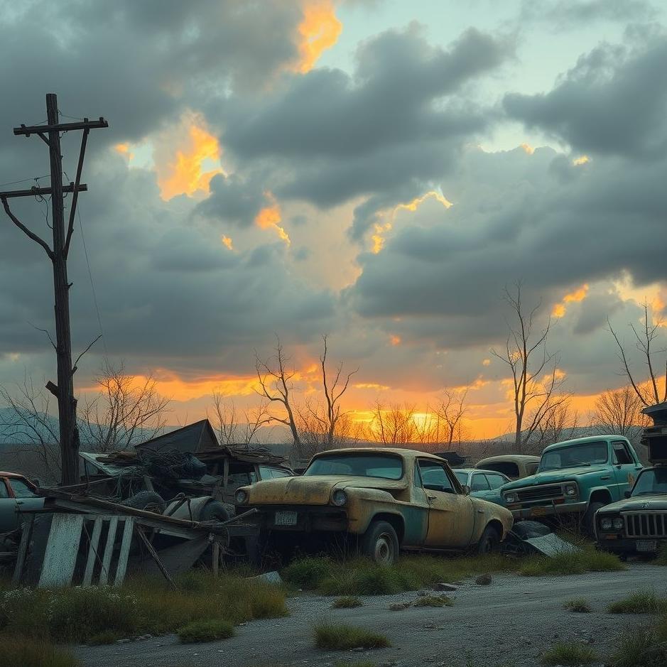 Dream : A junkyard in a dream