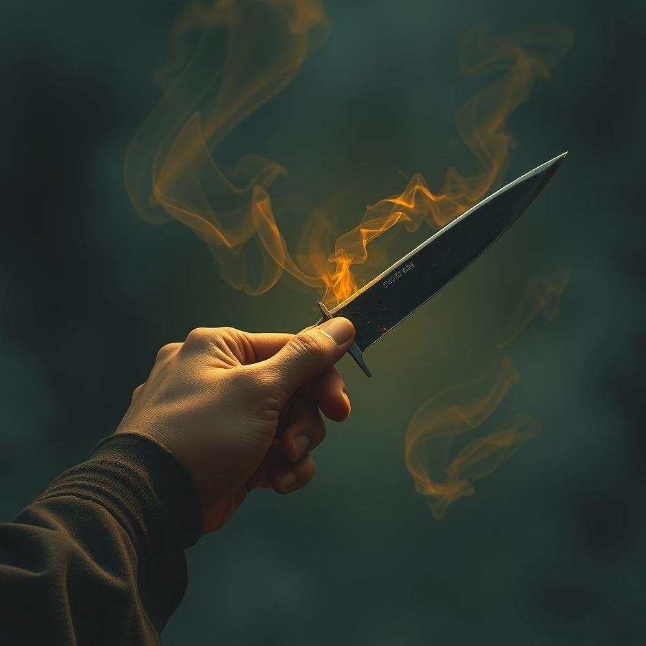 Dream : A knife in the hands of a thief in a dream