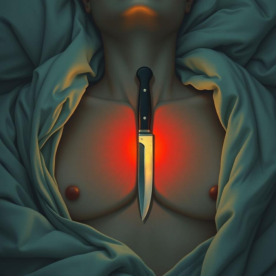 Dream : A knife stuck in your chest in a dream