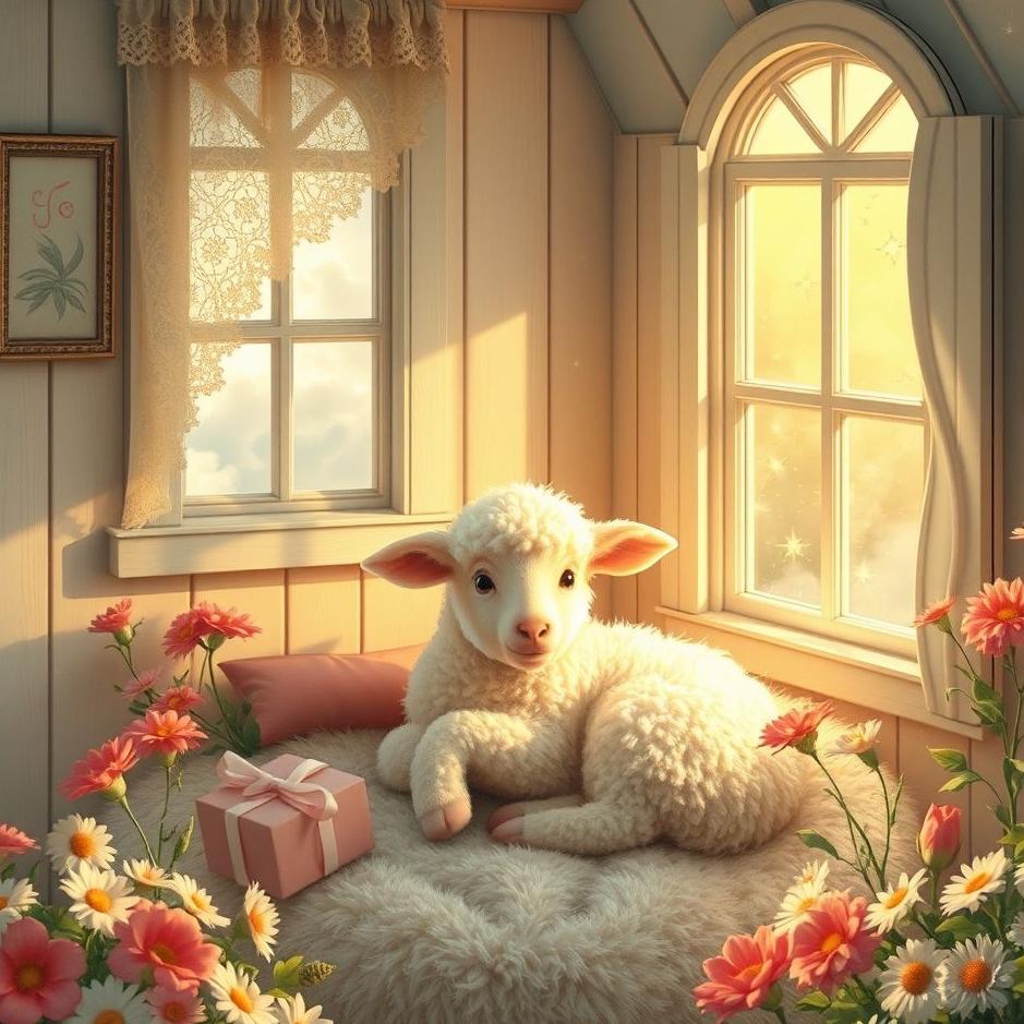 Dream : A lamb at home in a dream