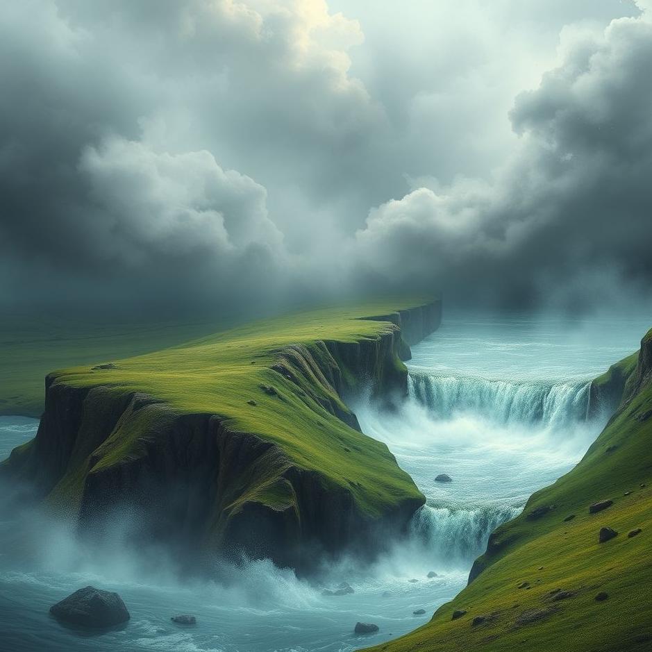 Dream : A landslide and a flood in a dream