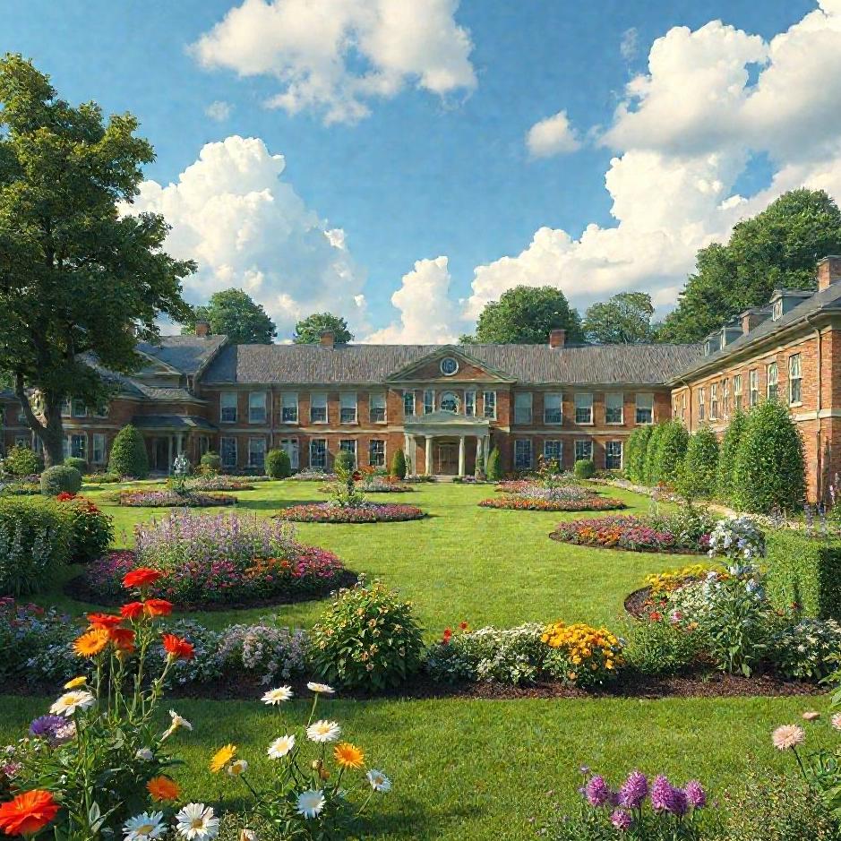 Dream : A large school garden in a dream