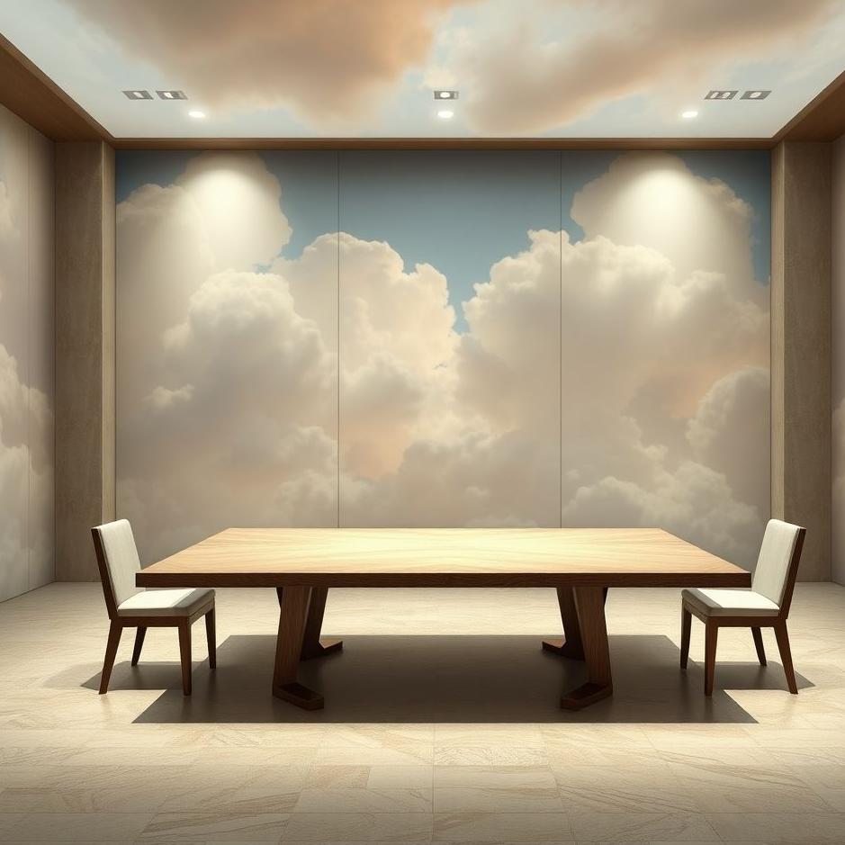 Dream : A large table in a dream