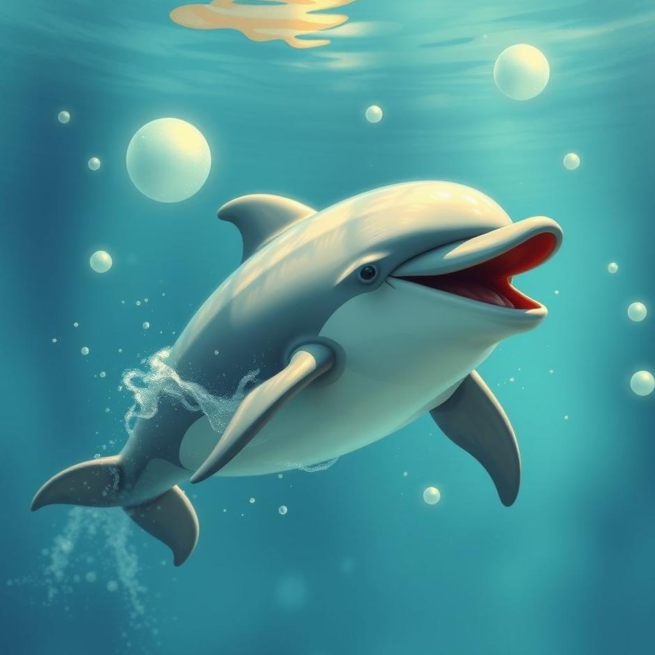 Dream : A laughing dolphin in a dream