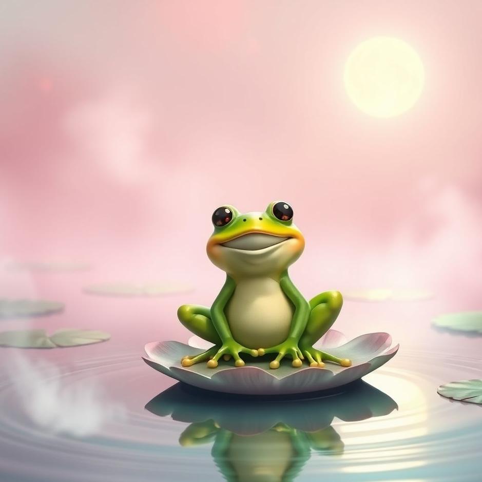 Dream : A laughing frog in a dream