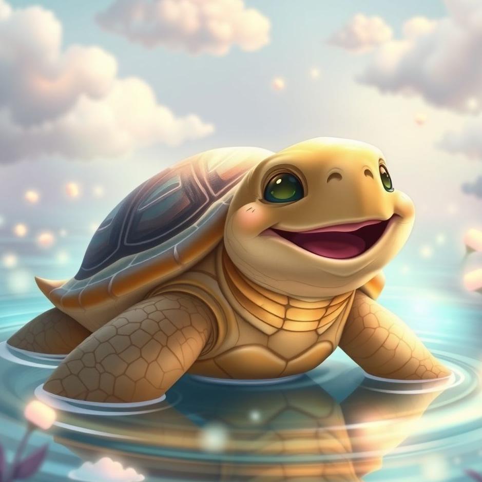 Dream : A laughing turtle in a dream