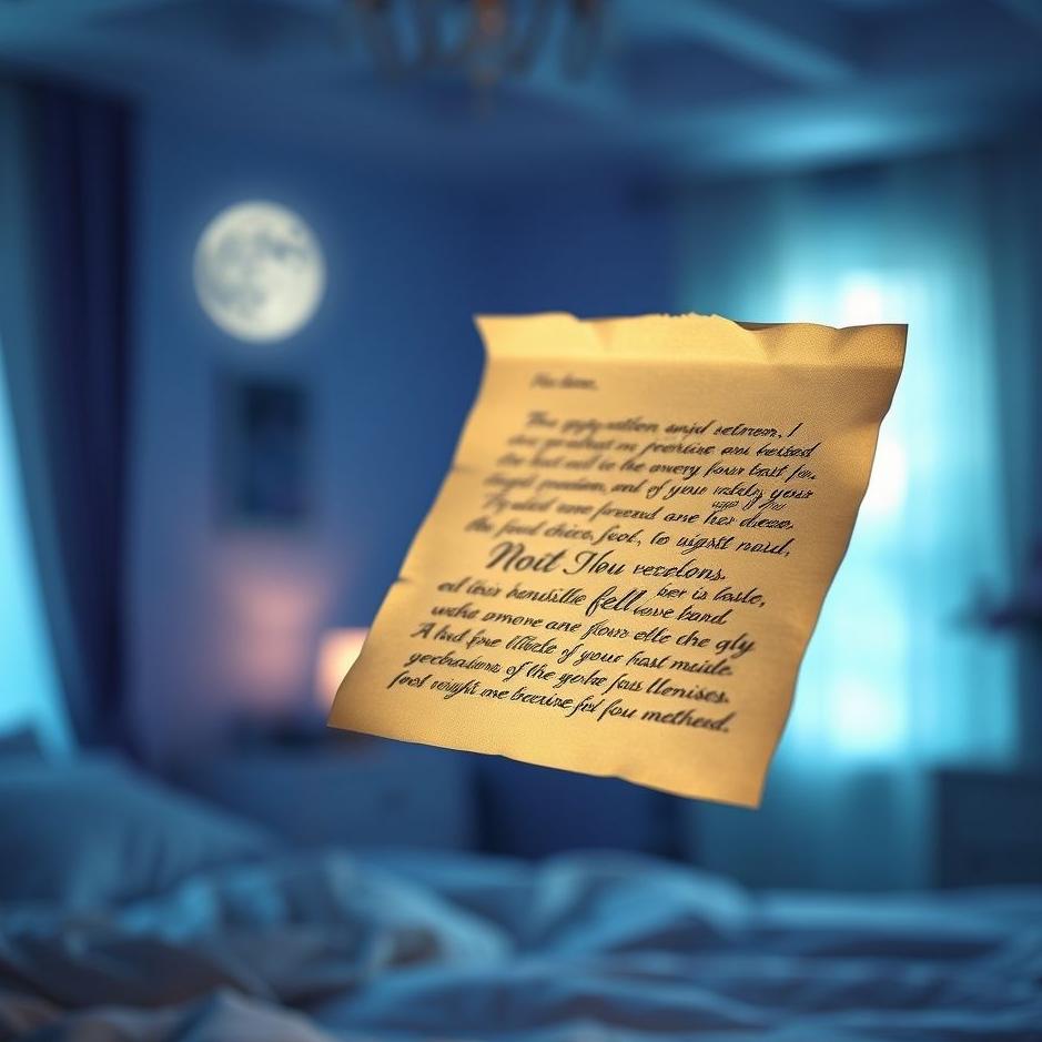 Dream : A letter coming to your spouse in a dream