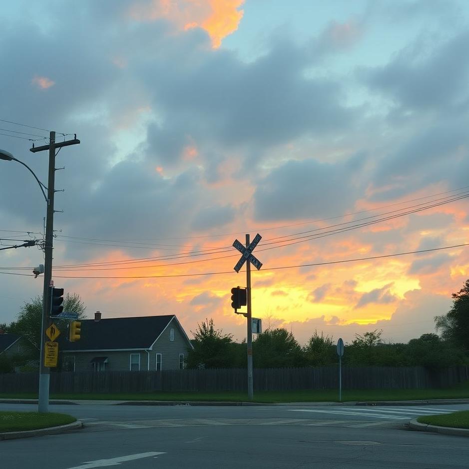 Dream : A level crossing in a dream