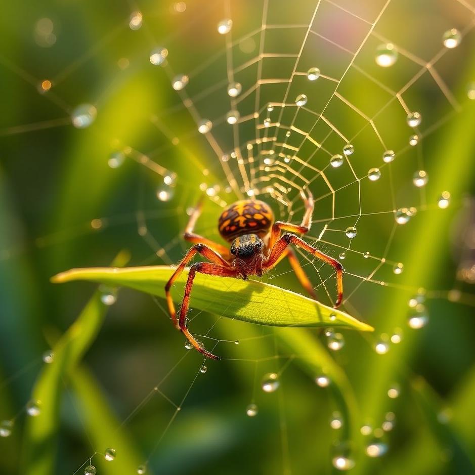 Dream : A live spider 