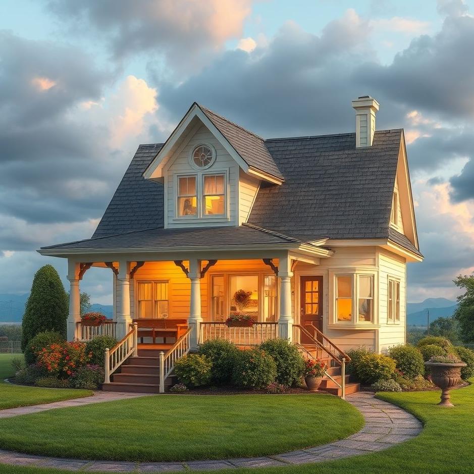 Dream : A lively house in a dream