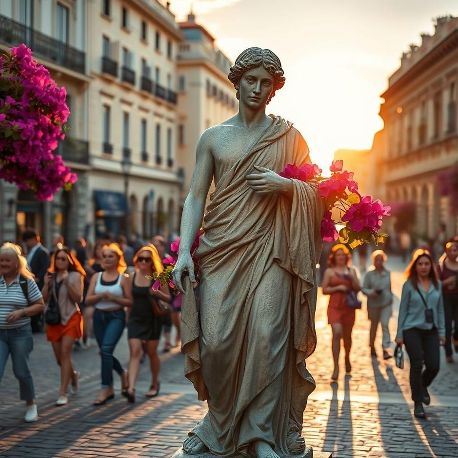 Dream : A living statue 