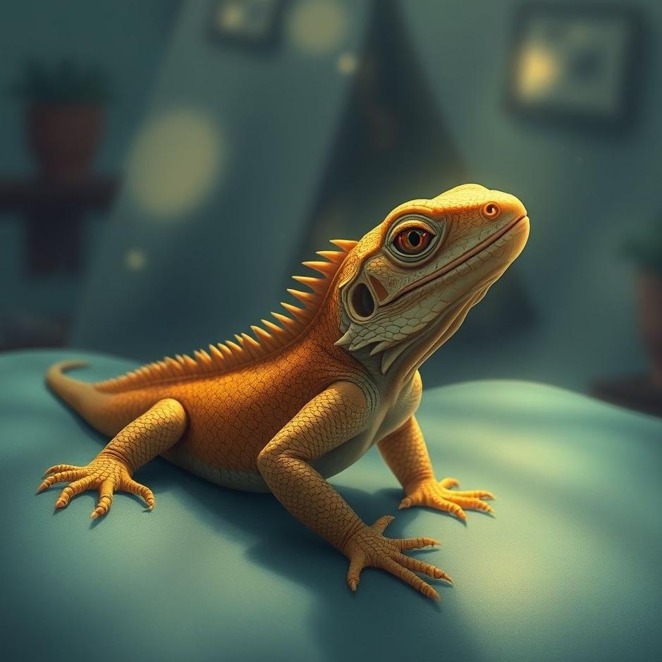 Dream Dictionary : A lizard at home in a dream
