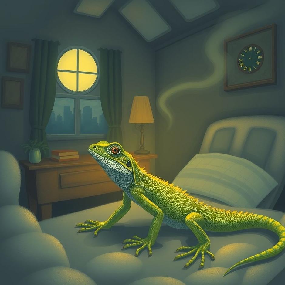 Dream : A lizard in your house in a dream