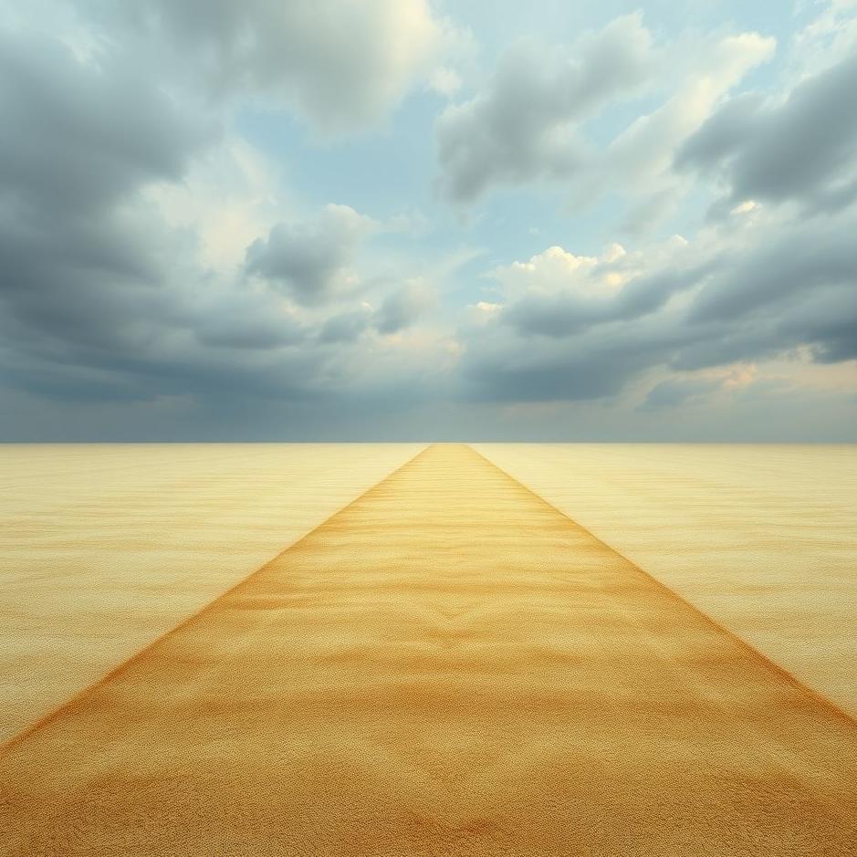 Dream : A long and thin carpet in a dream