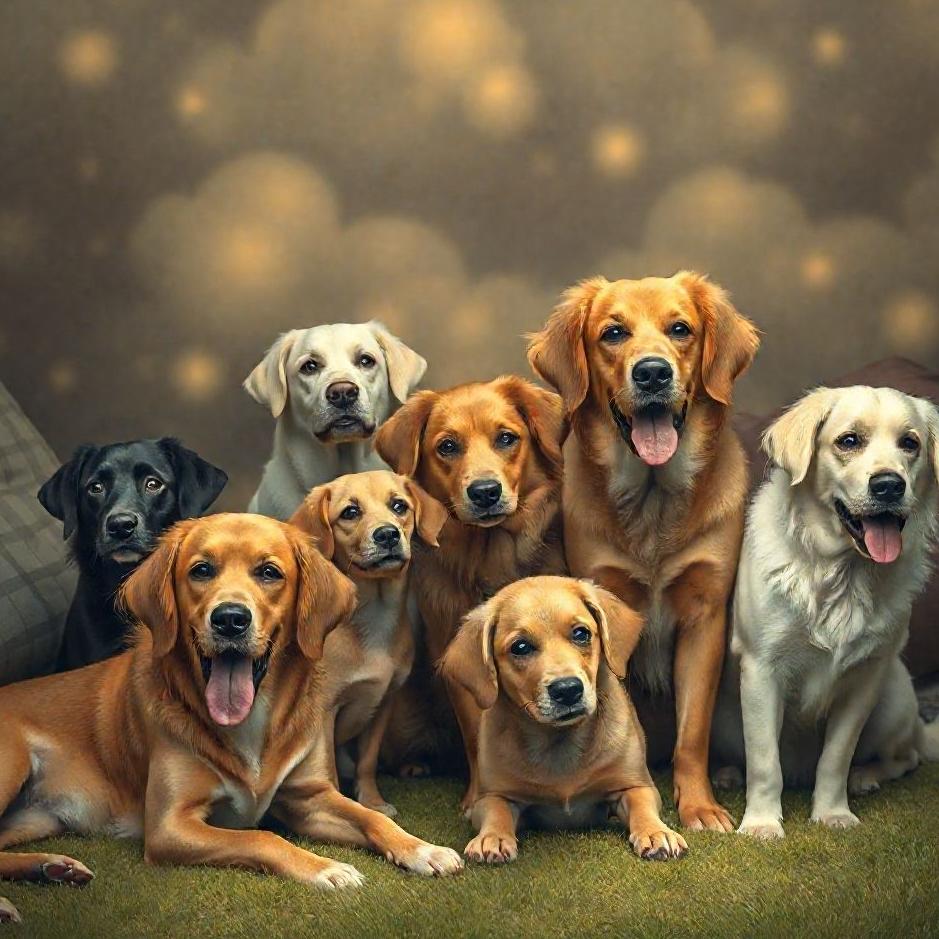 Dream Dictionary : A lot of dogs at home in a dream