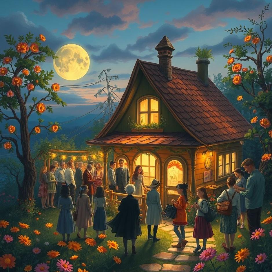 Dream : A lot of people coming to your house in a dream