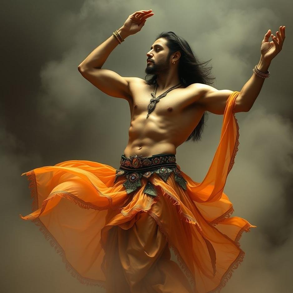 Dream : A male belly dancer in a dream