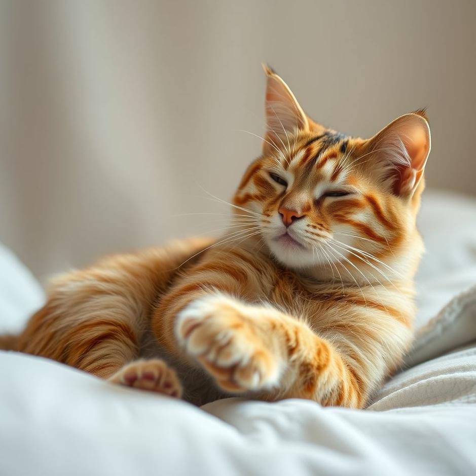 Dream : A male cat scratching in a dream