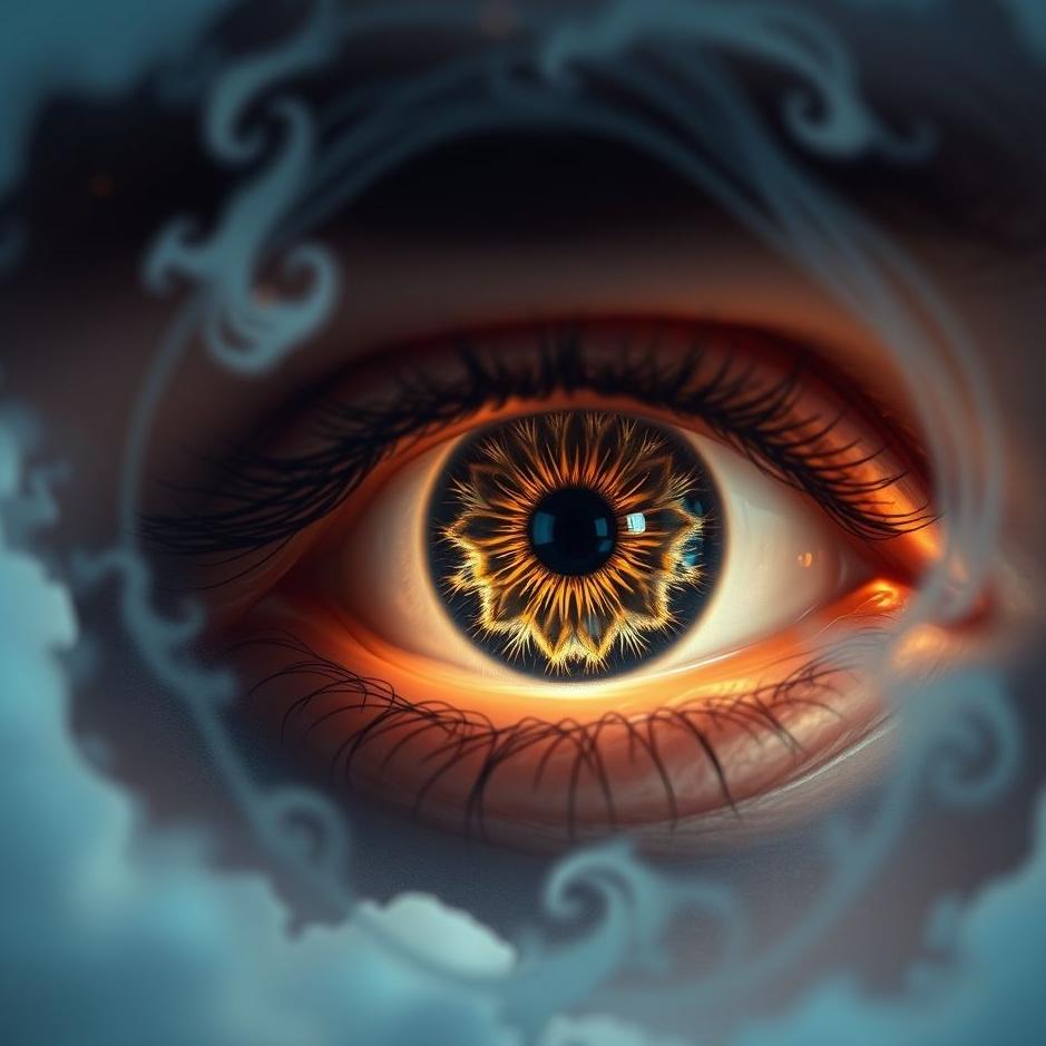 Dream : A male eye in a dream