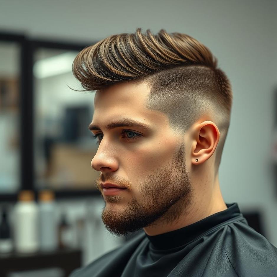 Dream : A male hairdresser cut his hair in a dream