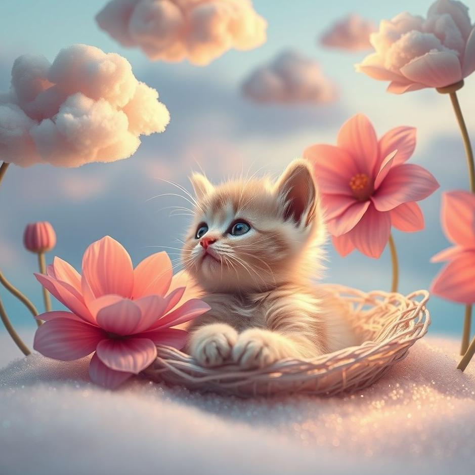 Dream : A male kitten in a dream