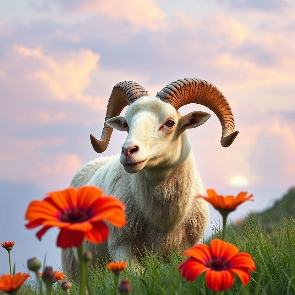 Dream : A male ram in a dream
