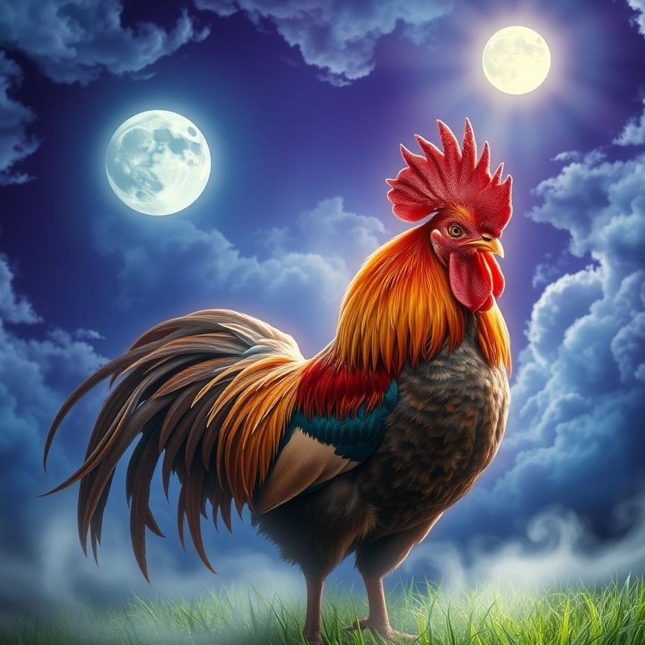 Dream : A male rooster in a dream