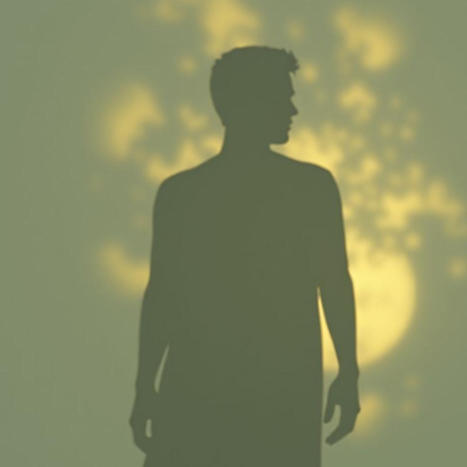 Dream : A male shadow in a dream