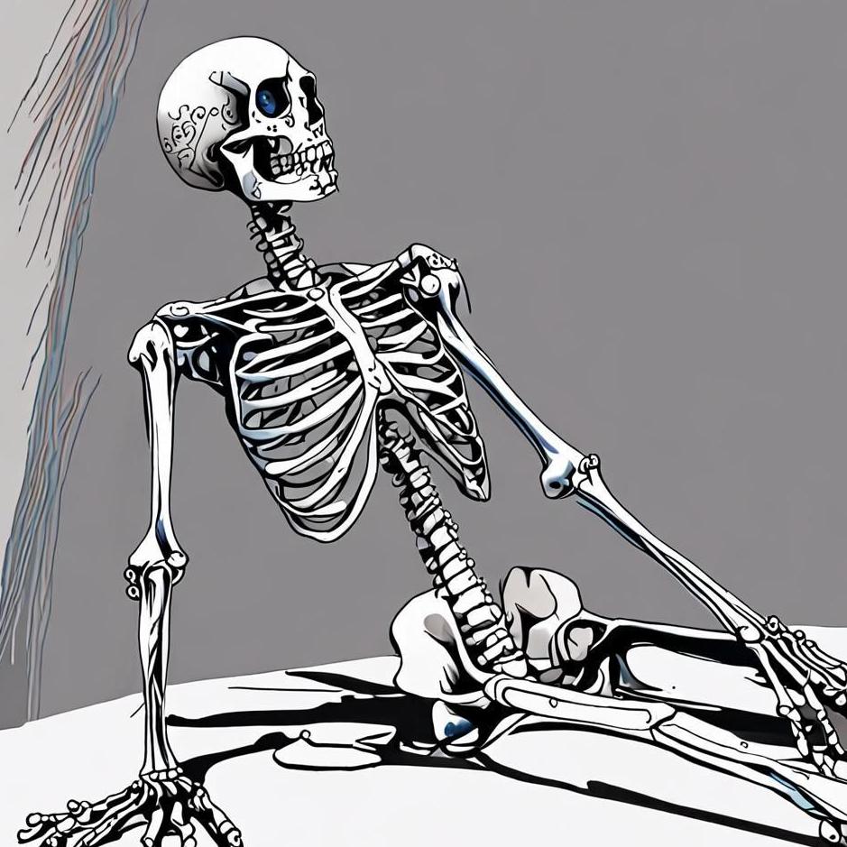 Dream : A male skeleton in a dream