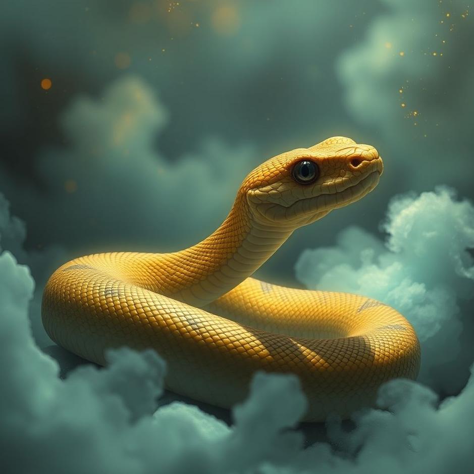 Dream : A male snake in a dream