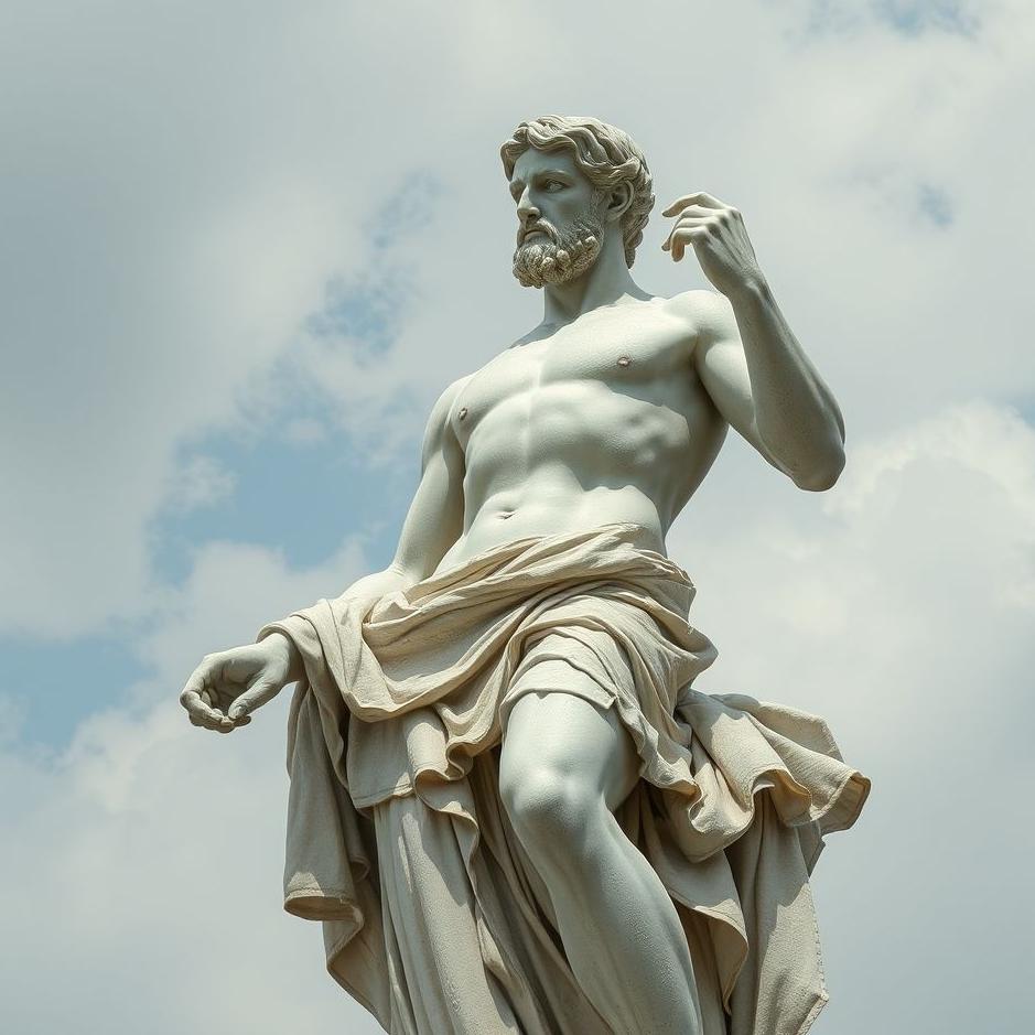 Dream : A male statue in a dream