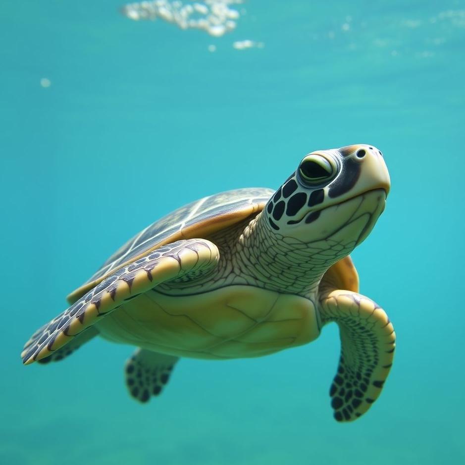 Dream : A male turtle in a dream