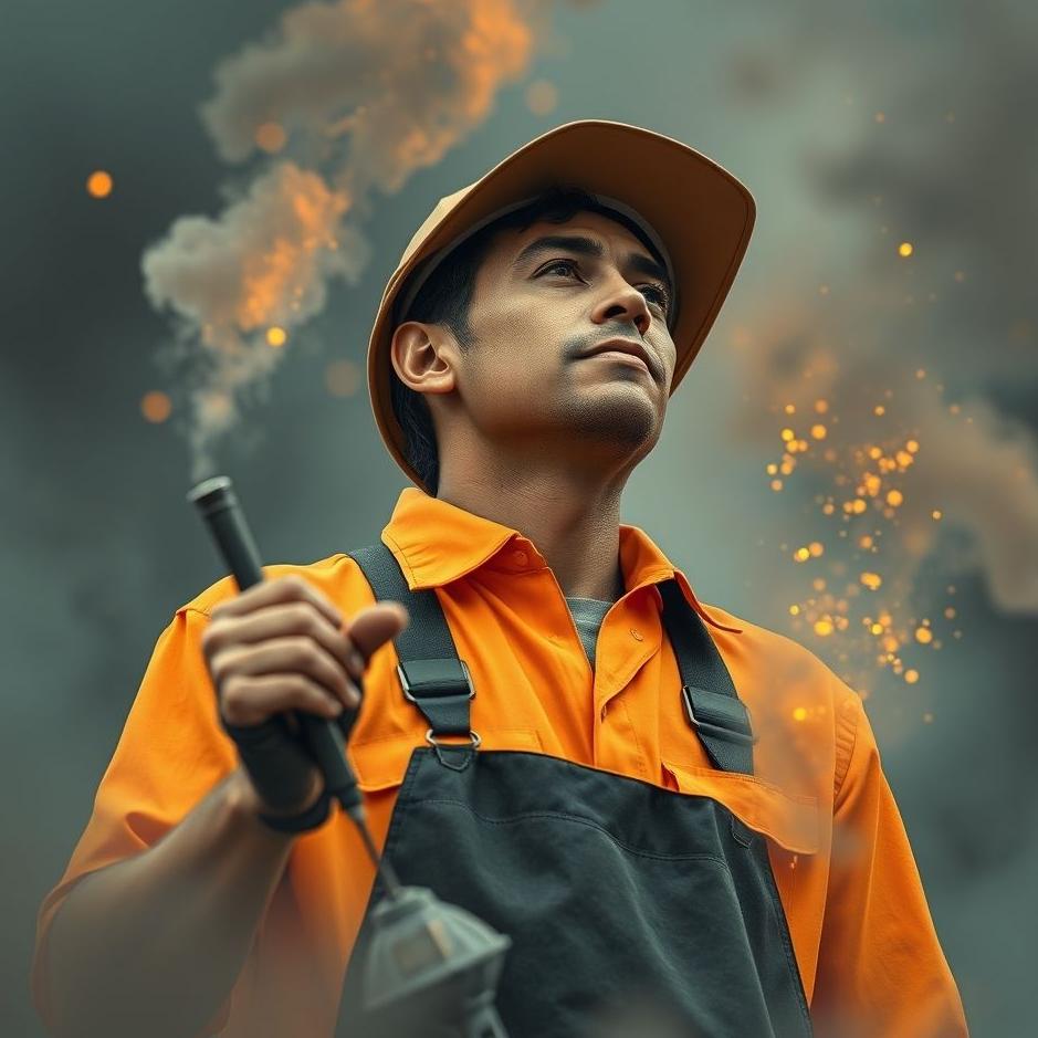 Dream : A male worker in a dream