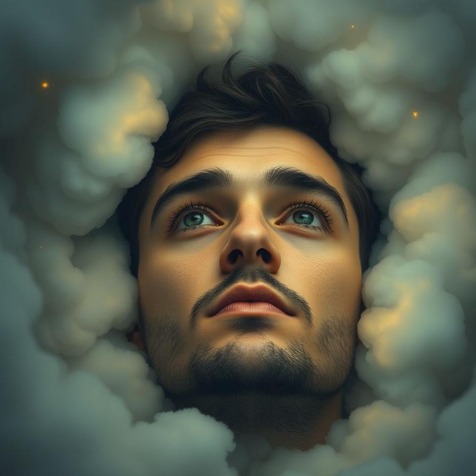Dream : A man's face in a dream