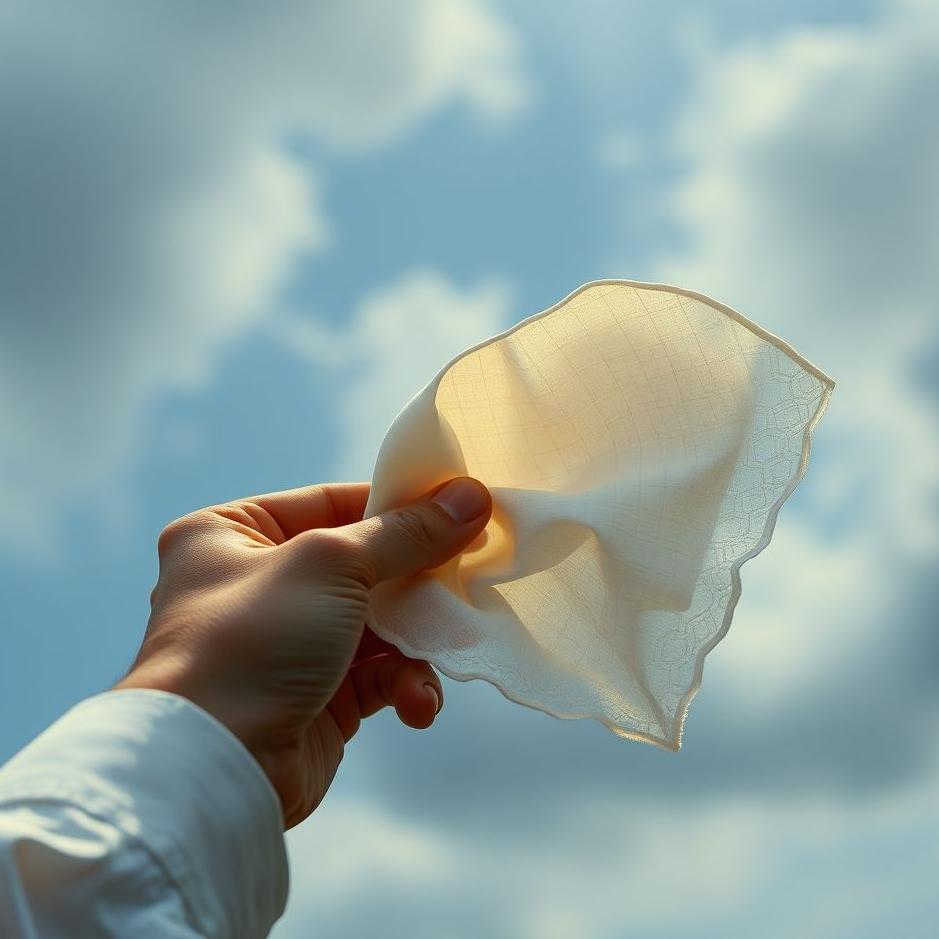Dream : A man's handkerchief in a dream