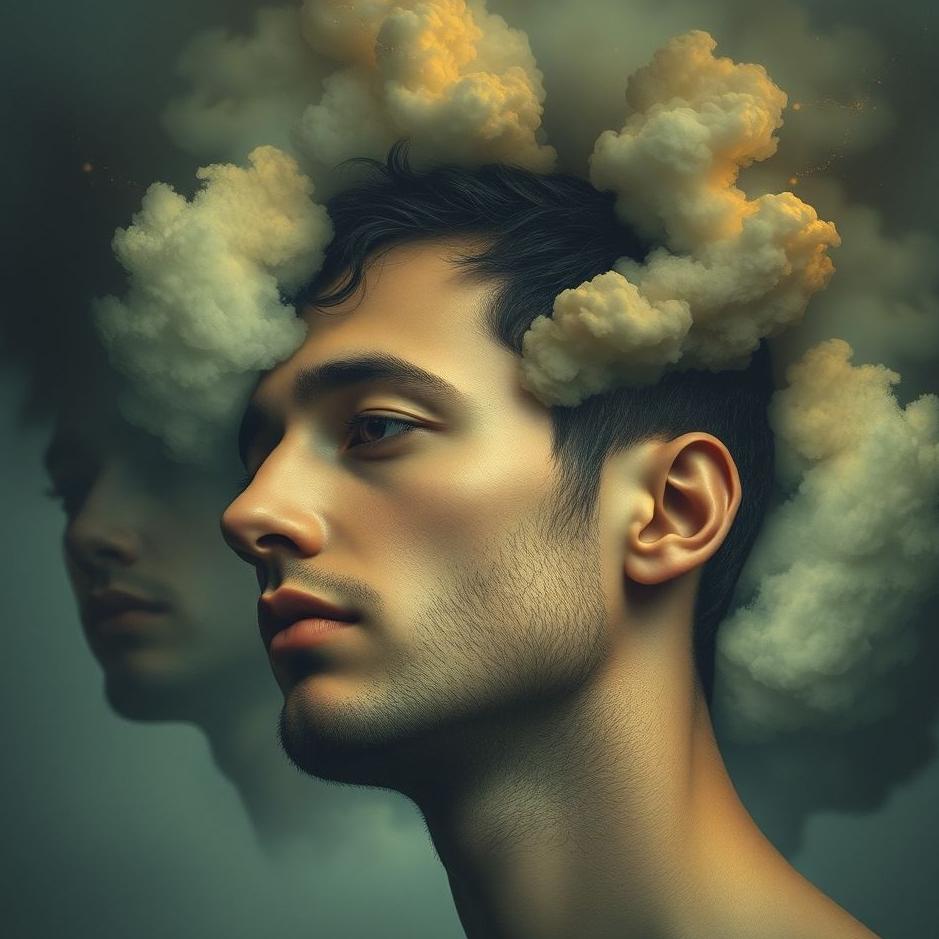 Dream : A man's head in a dream