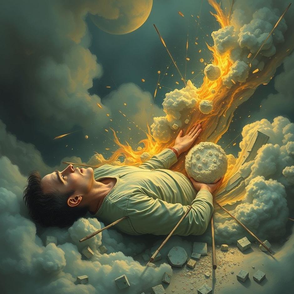 Dream Dictionary : A man being crushed in a dream