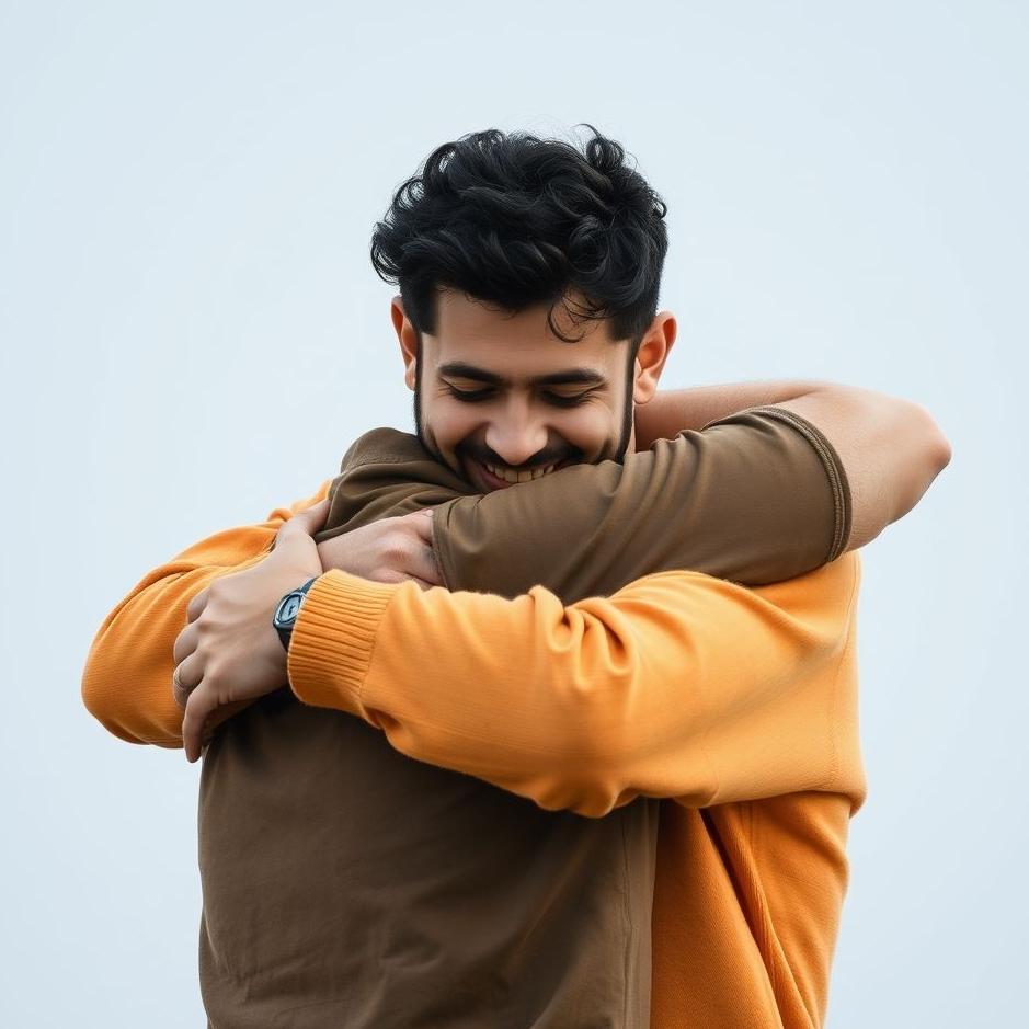 Dream : A man hugging you 