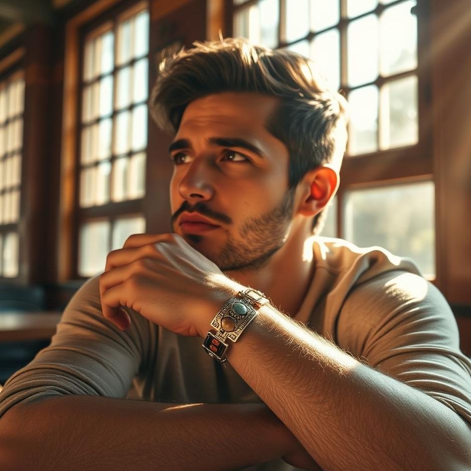 Dream : A man wearing a bracelet 