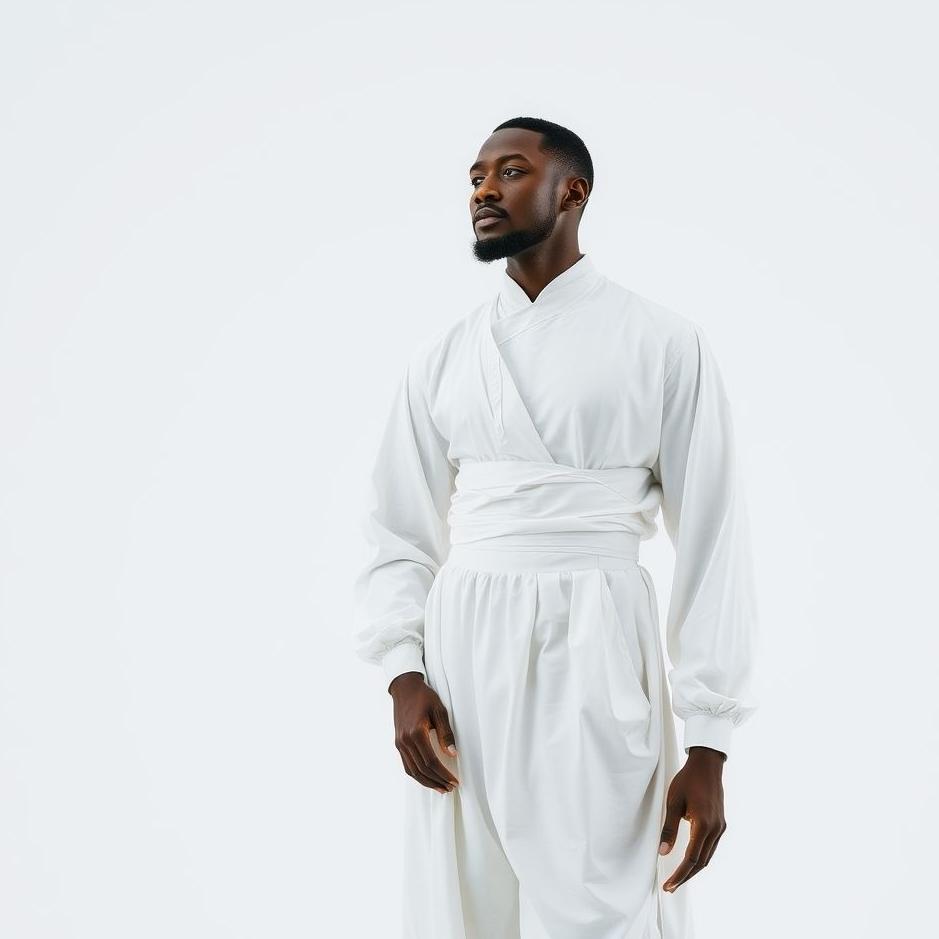 Dream : A man wearing a white dress 