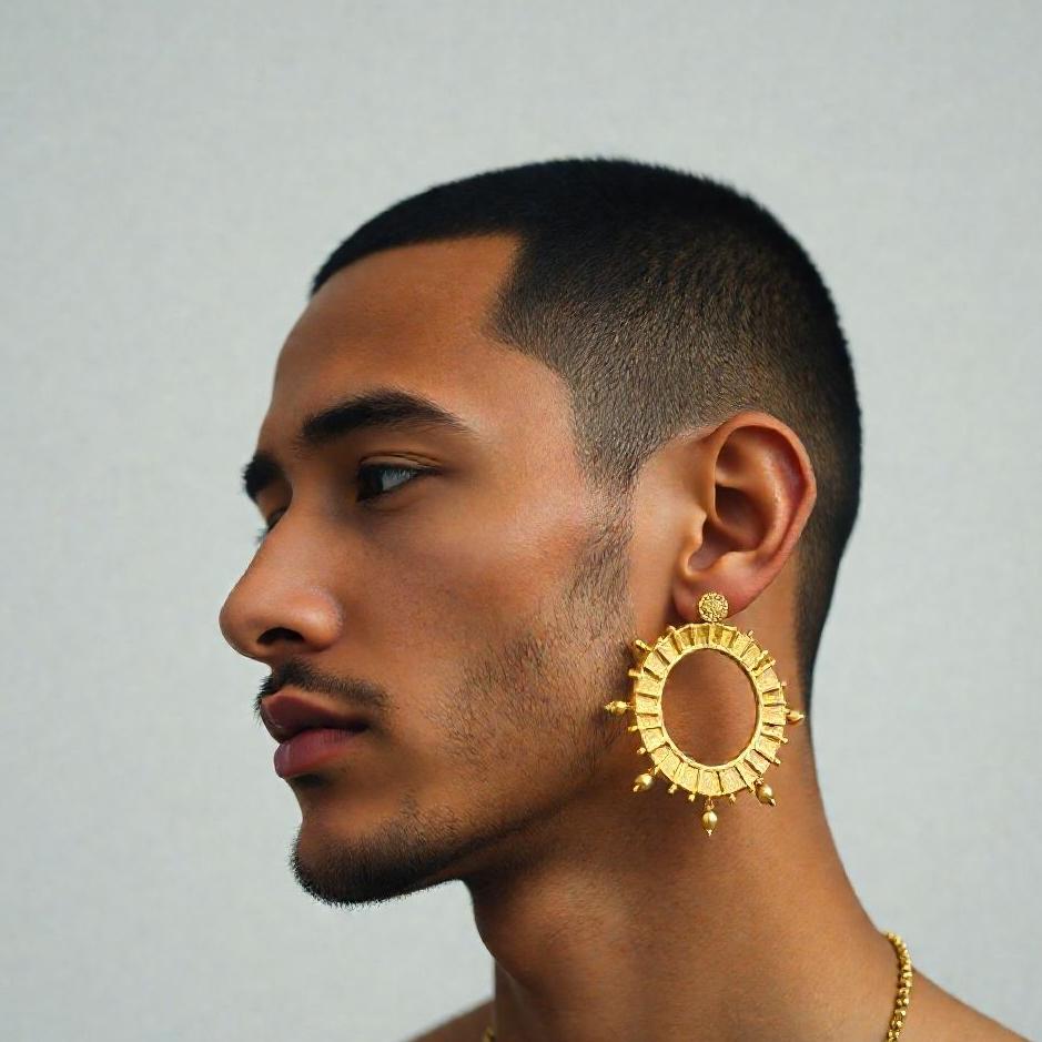 Dream : A man wearing gold earrings 