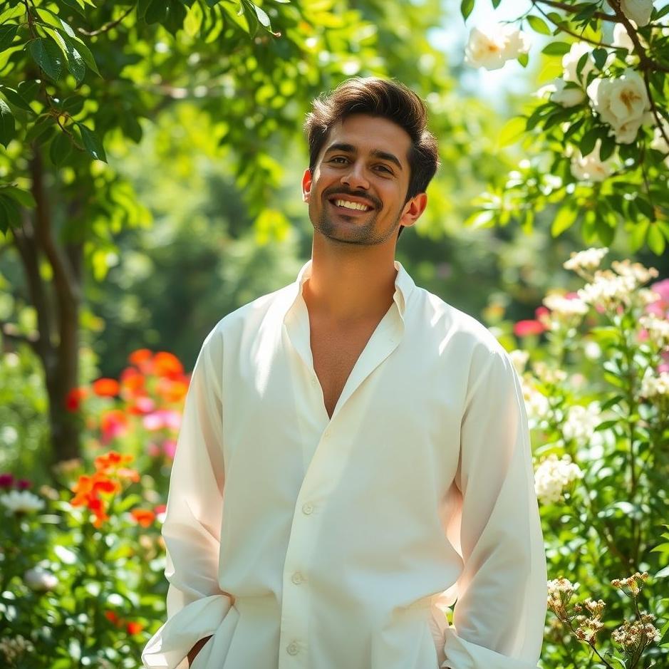 Dream : A man wearing white 