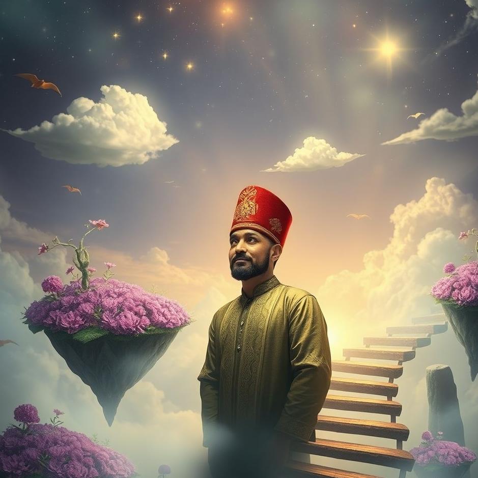 Dream : A man with a fez in a dream