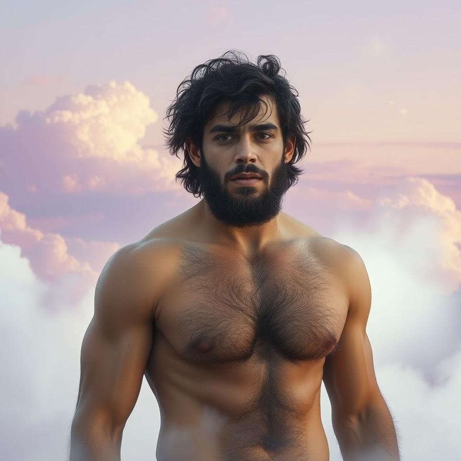 Dream : A man with a hairy chest in a dream