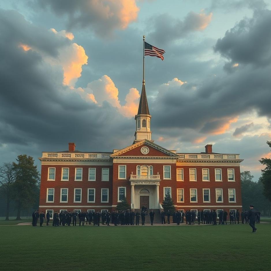 Dream : A military school in a dream