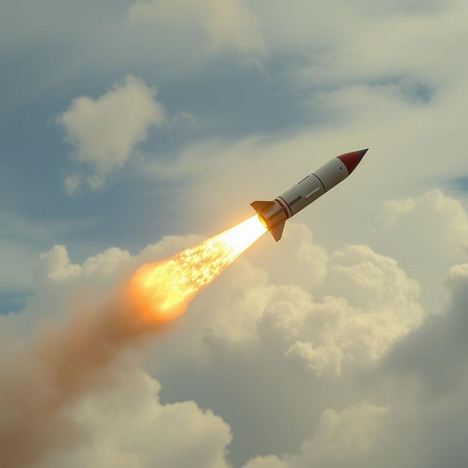 Dream : A missile being fired from the air in a dream