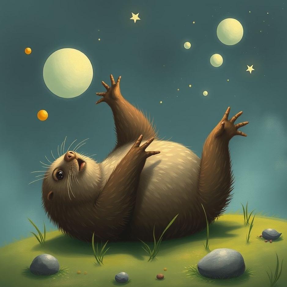Dream : A mole falling off in a dream