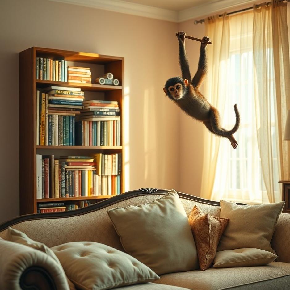 Dream : A monkey in your house in a dream