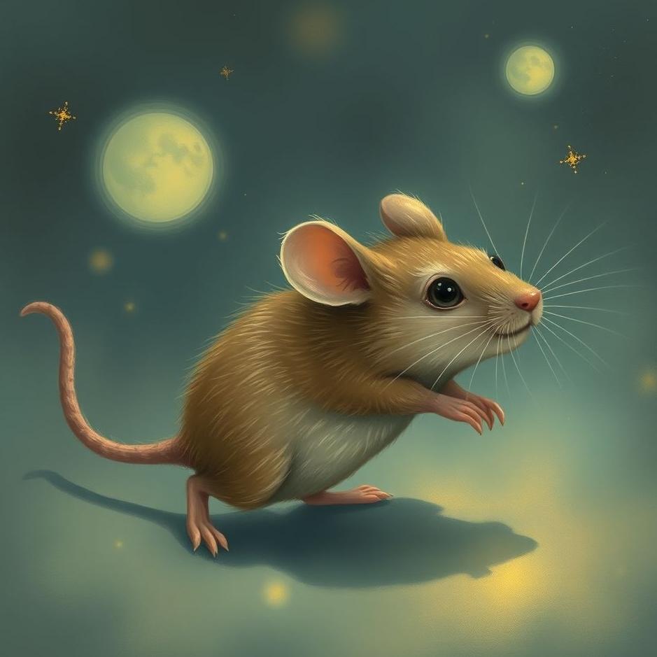 Dream : A motionless mouse in a dream