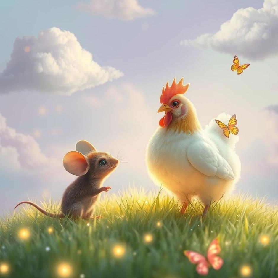 Dream : A mouse and a chicken in a dream